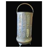 VTG brass & copper Moroccan style umbrella stand