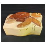 Sea turtle secret wood puzzle box