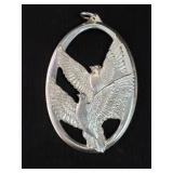 Wallace 1876 sterling silver pendant