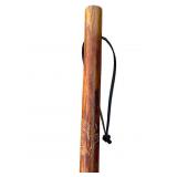 Wood hiking stick