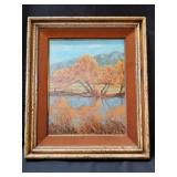 Signed oil painting on canvas