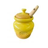 Le Creuset ceramic mustard jar