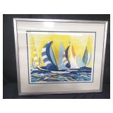 Signed lithograph "Spinnakers Flying 2" #4/13