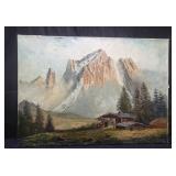 Signed H. Stoltz oil painting on canvas