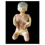 Antique Pre-Columbian style terracotta figurine