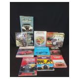 Box of exotic cars coffee table books