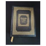 History of Art leather bound book