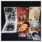 Group of celebrities memorabilia, some signed PB