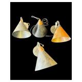 Lot of vintage metal sconces