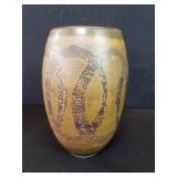Mid century Modern terracotta vase