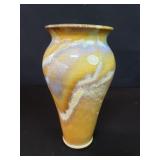 Haeuser signed glazed pottery vase