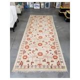 Vintage handmade rug as is