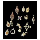 Lot of silver pendants