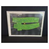 Pencil signed Haku Maki 17/106 block print