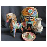 Group of Mexican pottery