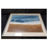 Signed and dated watercolor