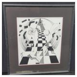 Audra Jensen signed and dated 