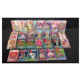Group of Garbage Pail Kids collectible cards PB