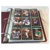 Football trading cards album