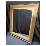 Rustic framed mirror