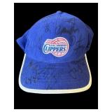 LA Clippers team autographed hat