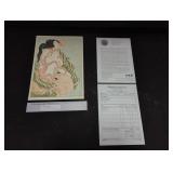 Katsushika Hokusai "Octopus and Diver" print