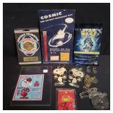 Group of vintage miscellaneous- Popeye bronze