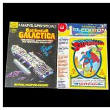 Pair of vintage DC & Marvel comic books