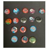 Vintage Batman miniature pins