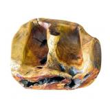 Burl wood wine bottle holder