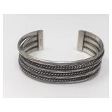 Sterling silver Native American style cuff