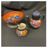 Antique Mrazek Peasant Art Industry hand-painted