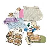 Lot of vintage handmade tablecloth & place mats