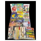 33 vintage Mad magazines