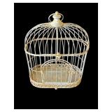 Vintage metal bird cage