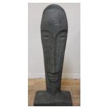 African-style cement sculpture