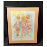 Connie King pencil signed artist proof print