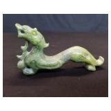 Vintage Asian jadeite dragon figure