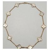 18k Van Cleef & Arpels gold and mother-of-pearl