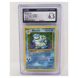 Vintage Blastoise Pokémon card CGC 6.5
