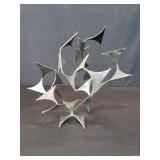 Abstract style iron sculpture
