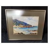 Signed L. Richmond watercolor on paper