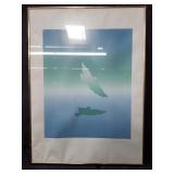 Penicl signed Asian lithograph #3/75