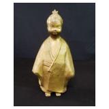 Vintage Japanese cast iron Okimono figure