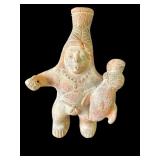 Antique Pre-Columbian style terracotta figurine