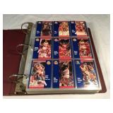 Basketball trading cards album