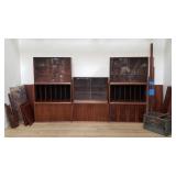 Mid-century Danish Poul Cadovius wall unit