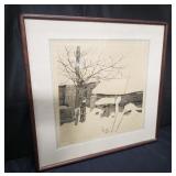 Signed and dated Ryohei Takana etching, #98/100