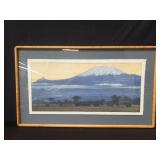 Toshi Yoshida woodblock pencil signed, 82/1000