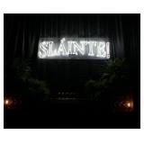 Irish "Cheers!" acrylic-framed neon "Sláinte!"